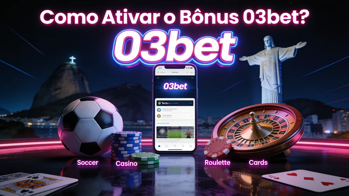 Como Ativar o Bônus 03bet? para jogadores no Brasil